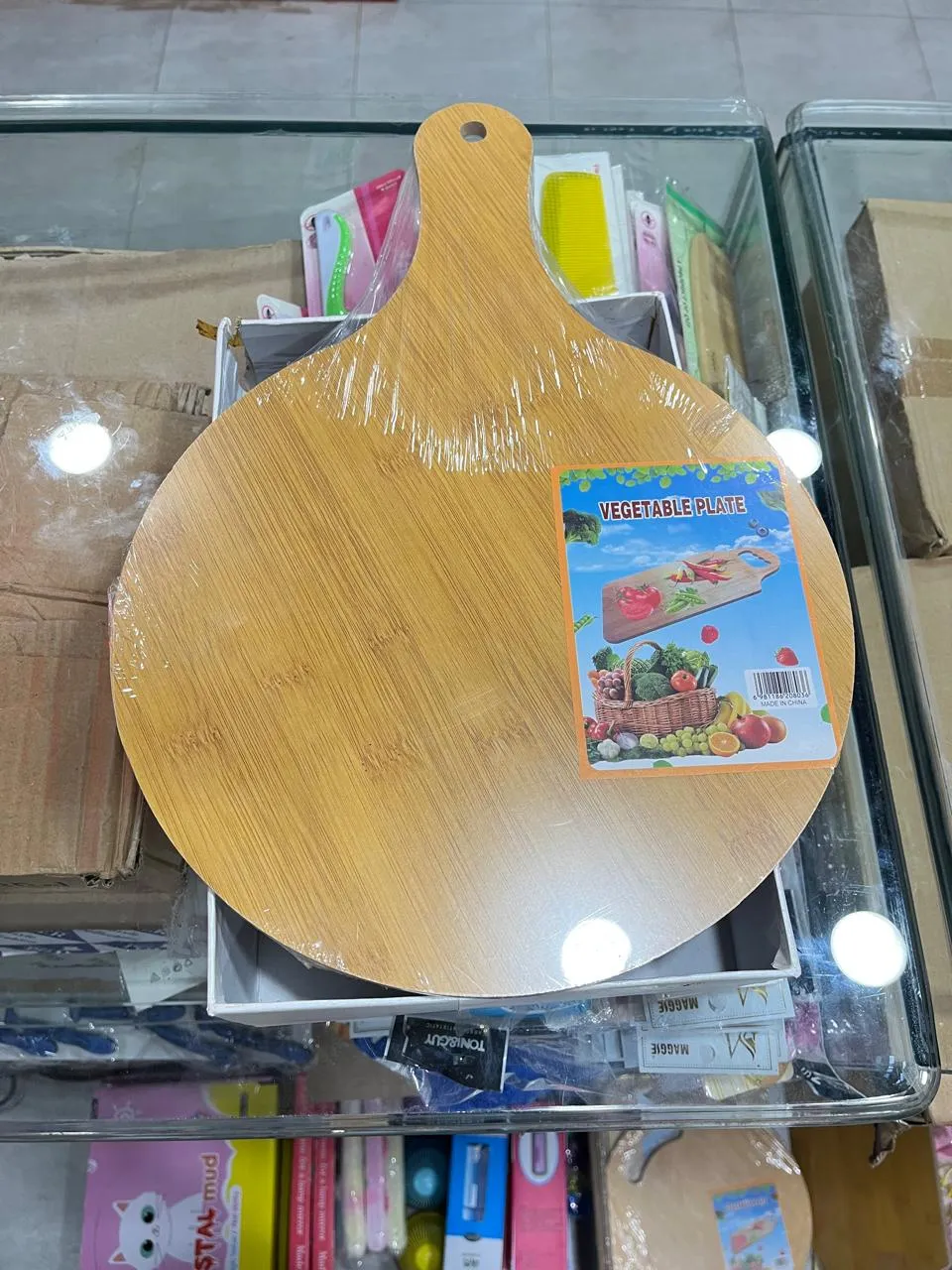 Vagitable Cutting Board Wooden China Large Round