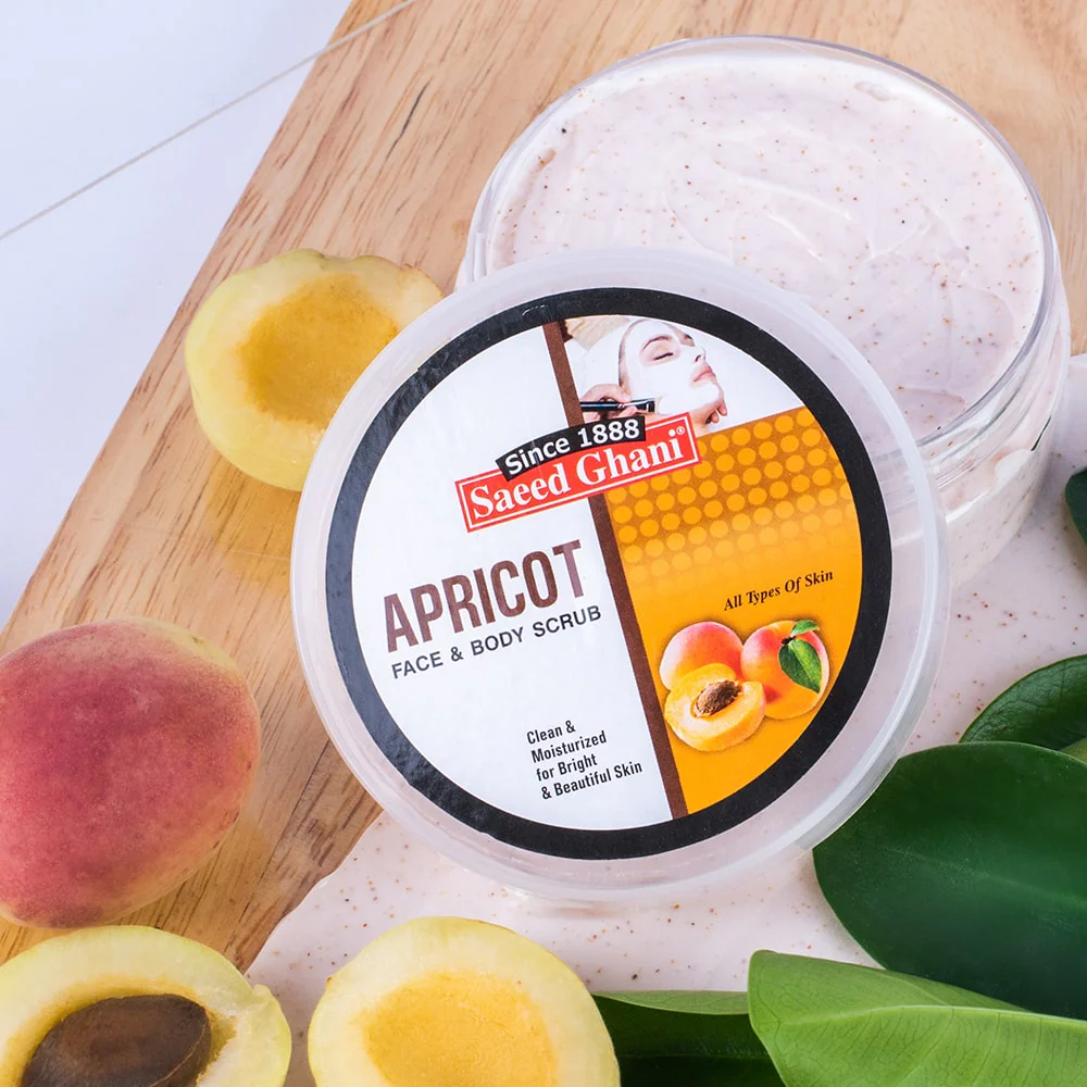 Saeed Ghani Facial Jar Scrub Apricot 180G