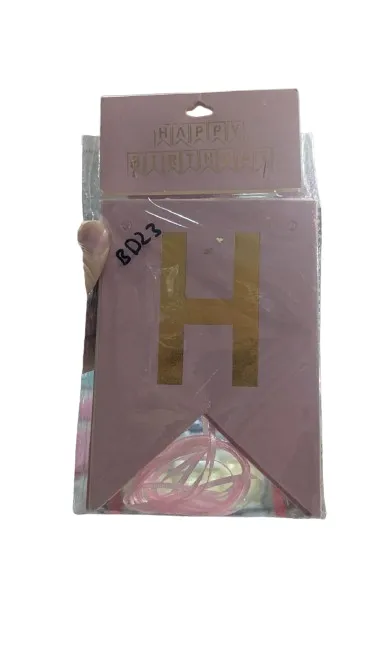Birthday Celebration Happy Birthday Hanging Letters With Strip