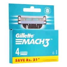 Gillette Blades 4S Mach3+