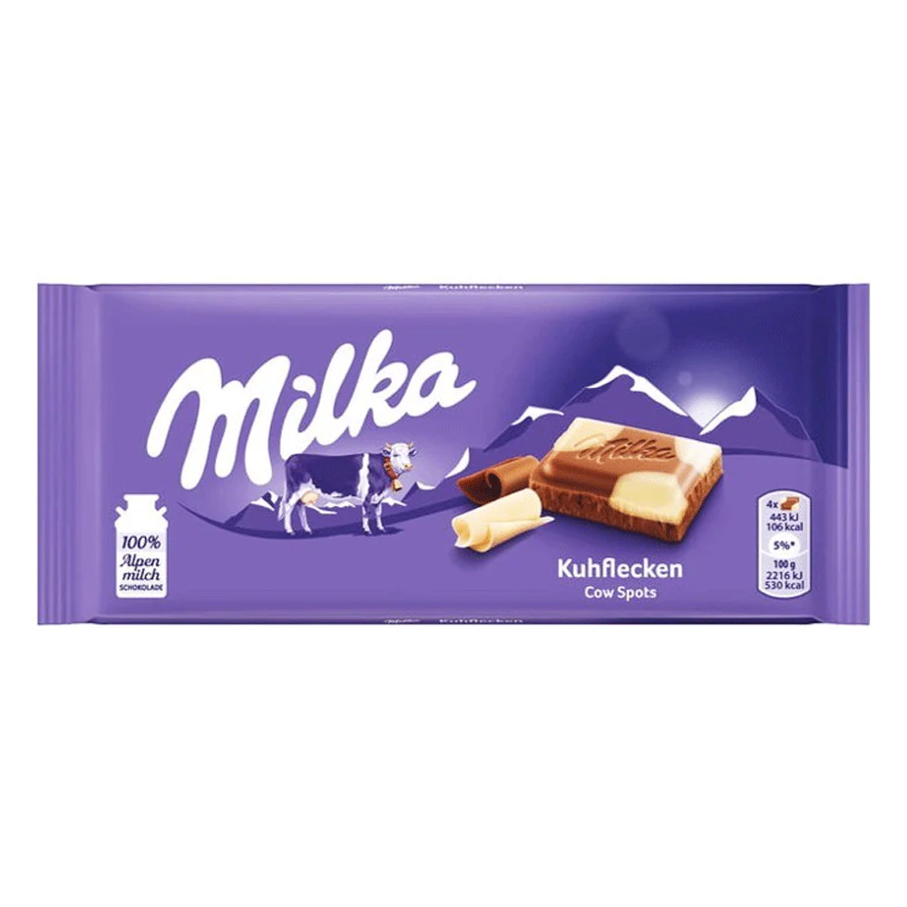 Milka Happy Cow Chocolate Bar 90G