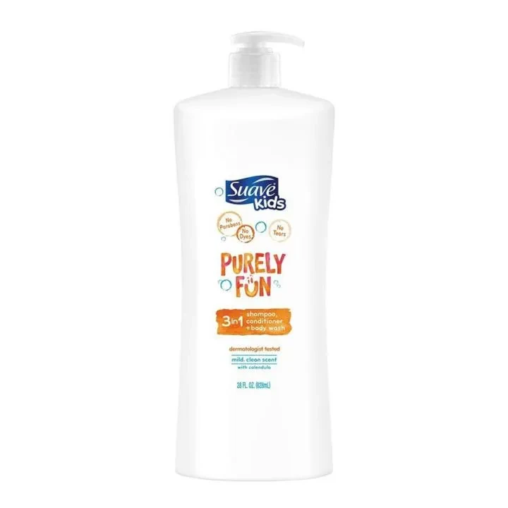 Suave Shampoo Kids 3In1 Purely Fun Sensitive 828ML