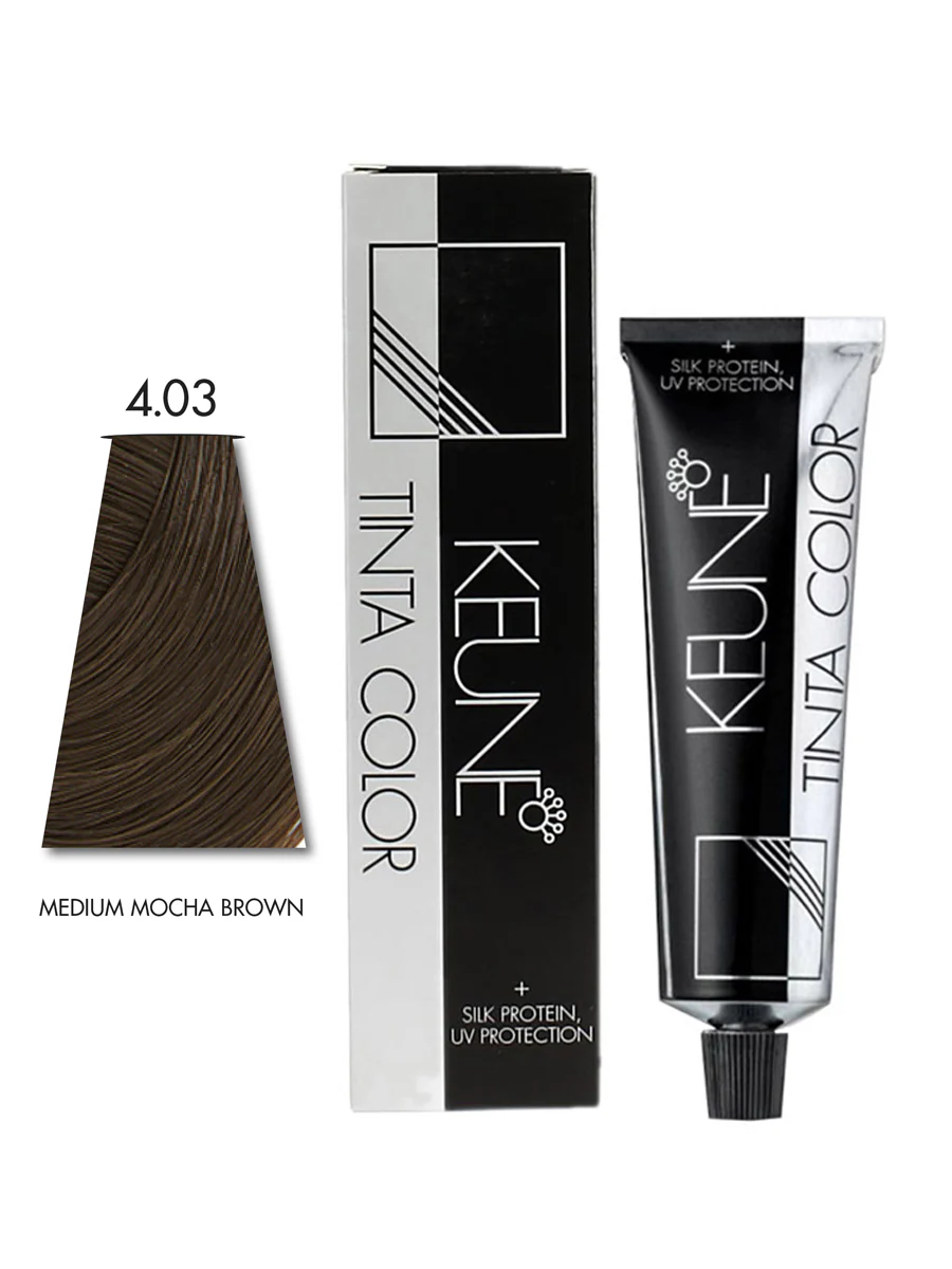 Keune Tinta Hair Color 4.03 Medium Mocha Brown