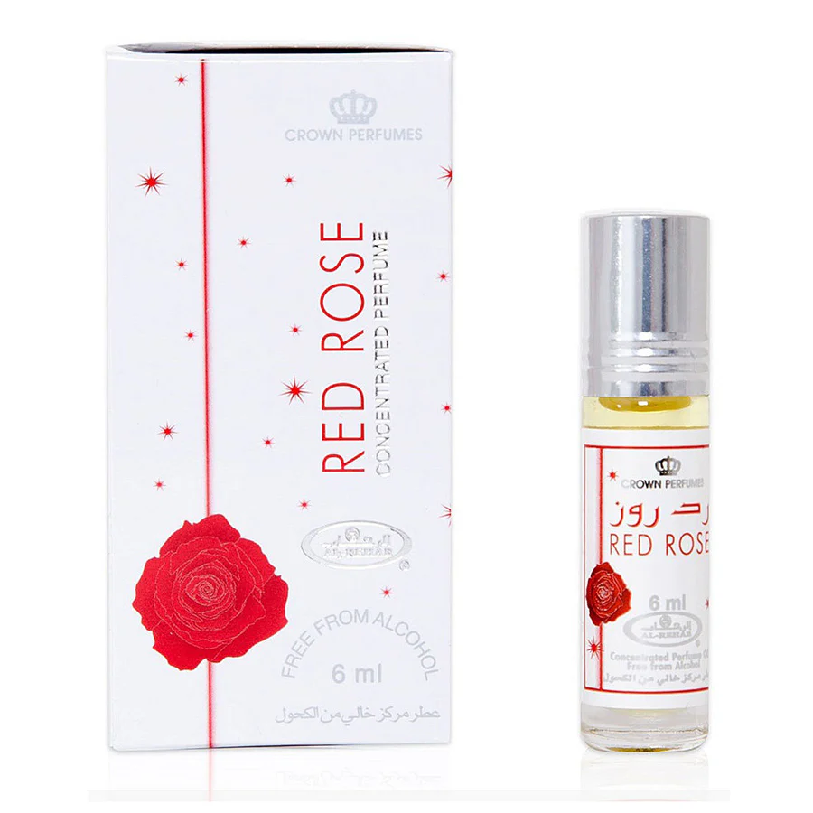 Al Rehab Concentrated Perfume Oil Attar Red Rose 6ML