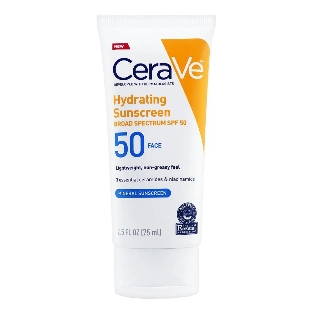 Cerave Sunscreen Hydrating Mineral SPF50 Ch 75ML