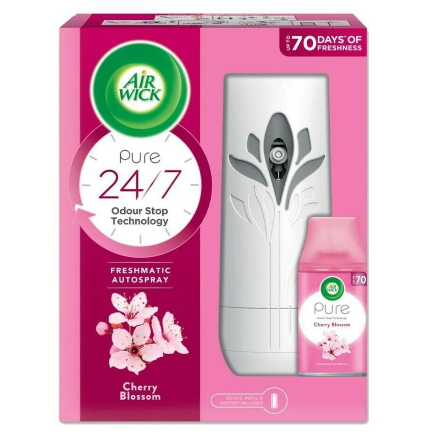 Airwick Air Freshener Machine+Refill Cherry Blossom