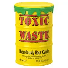 Toxic Waste Sour Candy Hazardous 42G