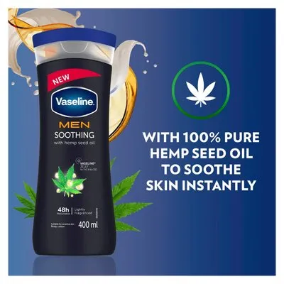 Vaseline Lotion Men Soothing 400ML