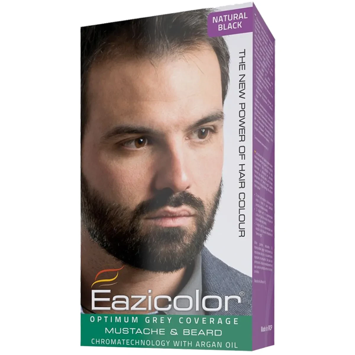 Eazicolor Men 1.0 Natural Black Beard