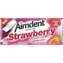 Aimdent Gum Sugar Free Strawberry 18S 31G
