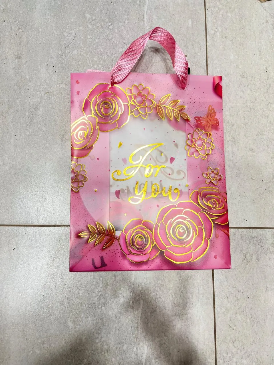 Gift Bag Plastic Medium 19.5*24.5*9.5C