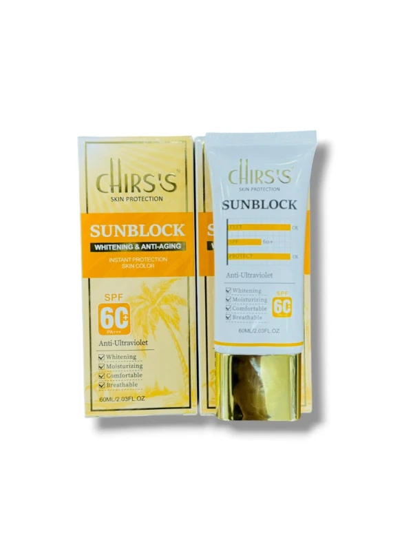 Chirss Sunblock Spf 60 0063 60ML
