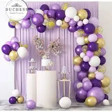 Birthday Celebration Ballon 10pcs Light Violet