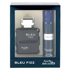 Shirley May Deluxe Eau De Toilette Gift Pack Bleu Fizz Pour Homme 100ML + Body Spray 75ML