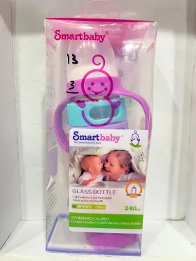 Smart Baby Feeder Glass Rubber Handle 7012 240ML