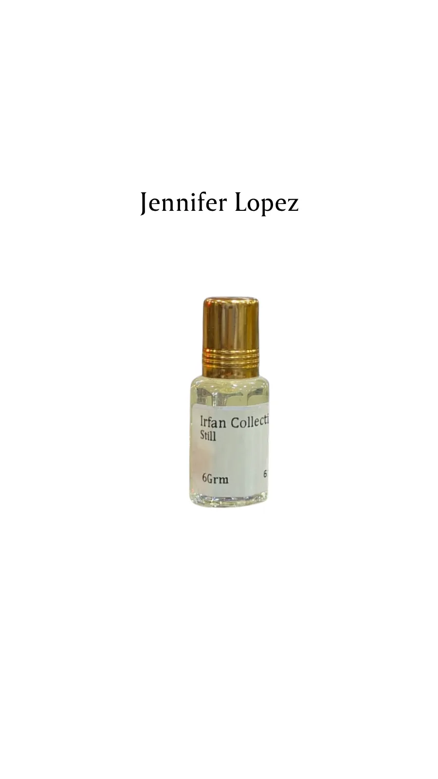 Concentrated Perfume Oil Attar Still French Jennifer Lopez Charabot 6ML