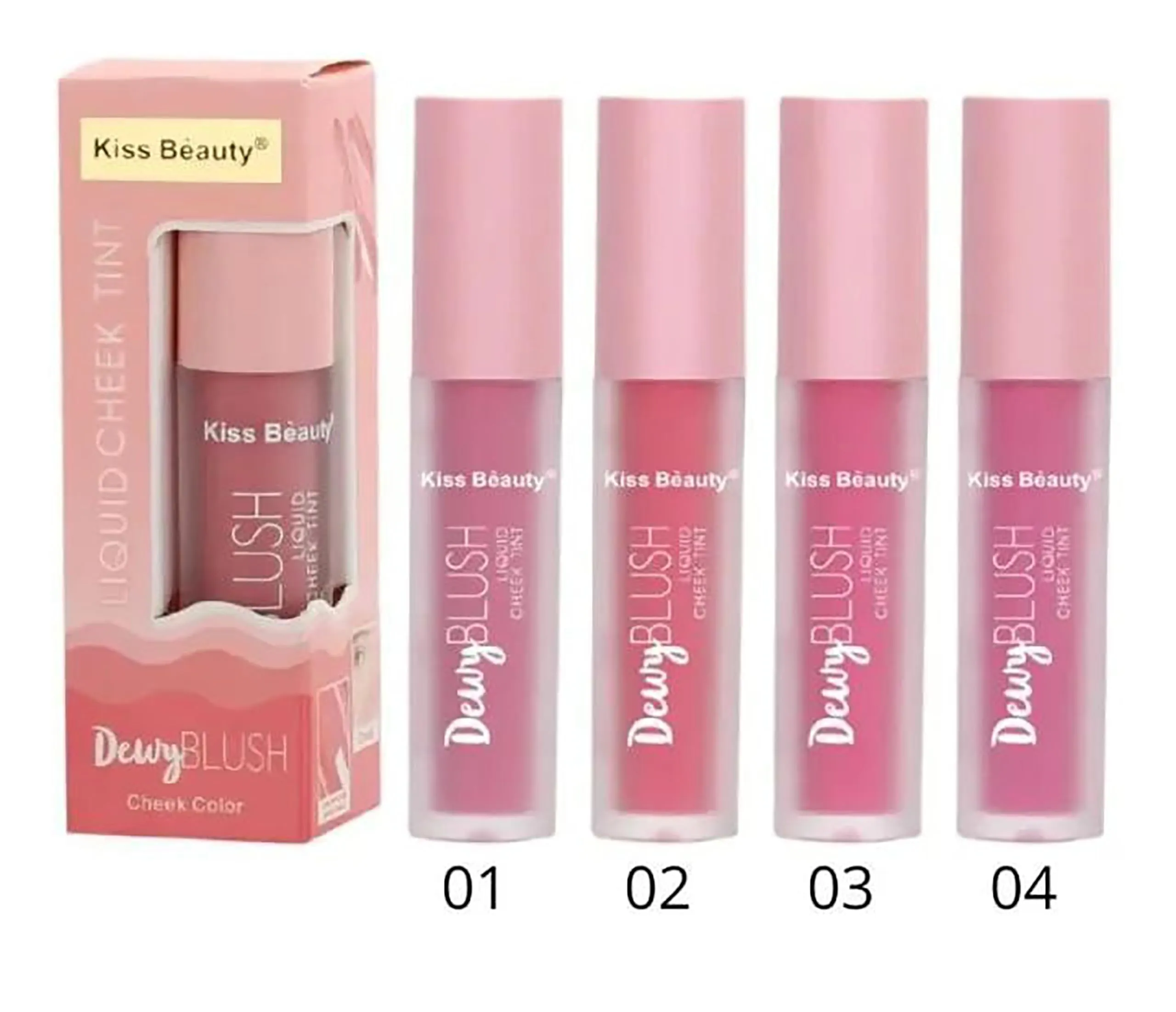 Kiss Beauty Liquid Blush Mix Shades