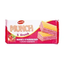 Kraving Munch Wafers Strawberry 75G