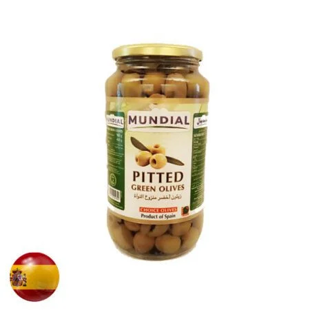 Mundial Olive Green Pitted 430G