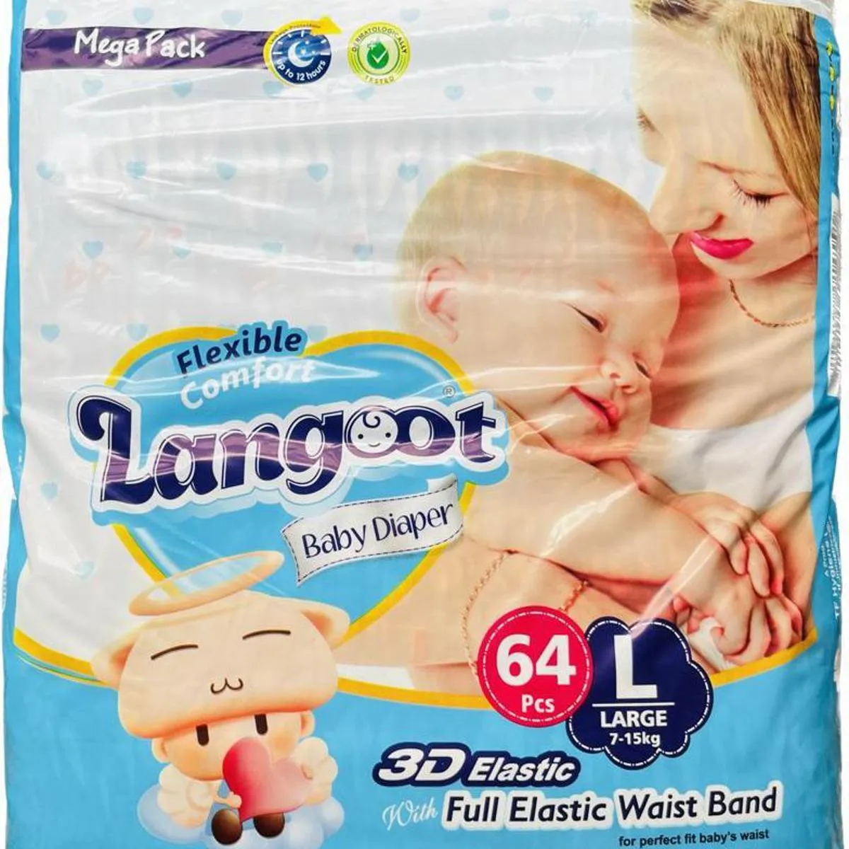 Langoot Baby Diapers L 4 64 P