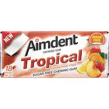 Aimdent Gum Sugar Free Tropical 18S 31G