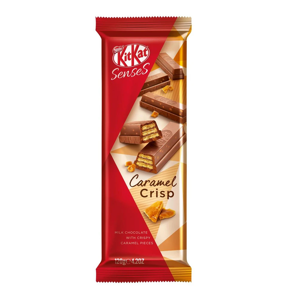 Kitkat Chocolate Senses Caramal Crisp Bar 120G