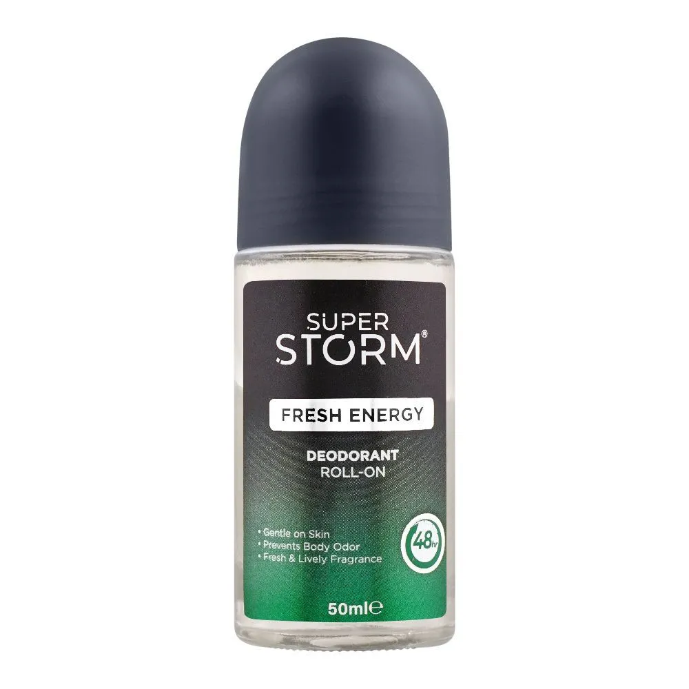 Super Storm Deodorant Roll On Fresh Energy 50ML