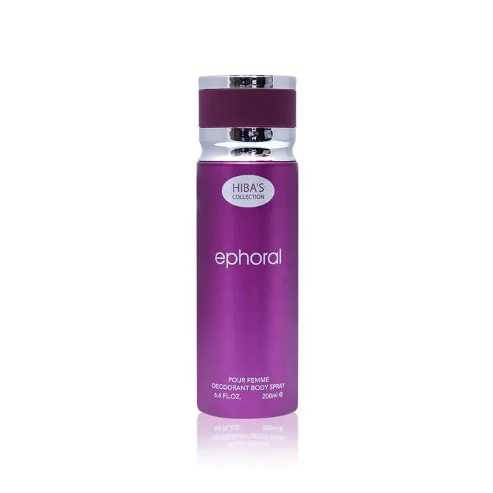 Hiba's Collection Deodorant Body Spray Femme Ephoral 200ML