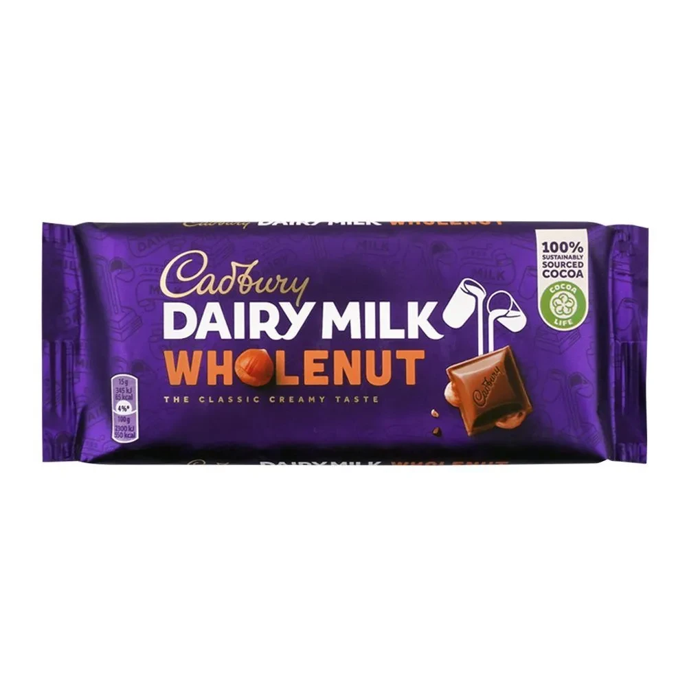 Cadbury Dairy Milk Chocolate Whole Nut 120G