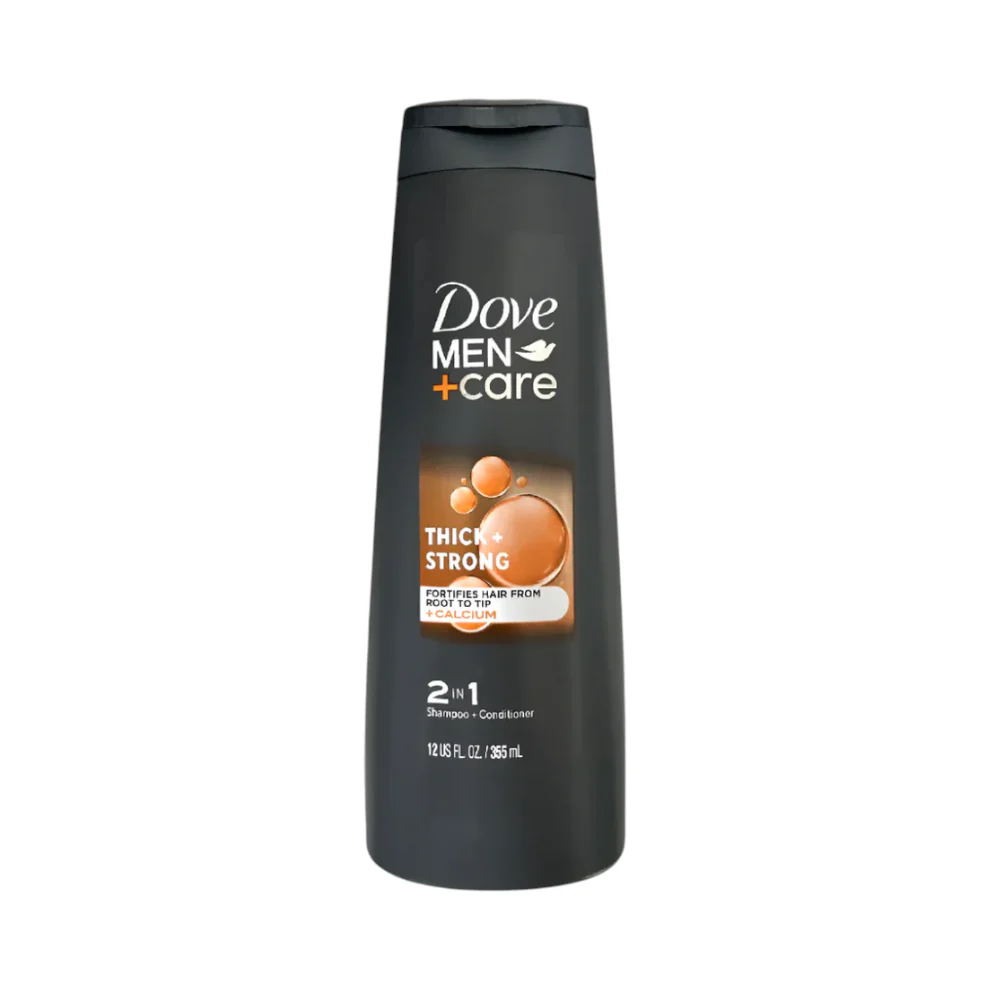 Dove Shampoo Mencare 2In1 Thick Strong 355ML