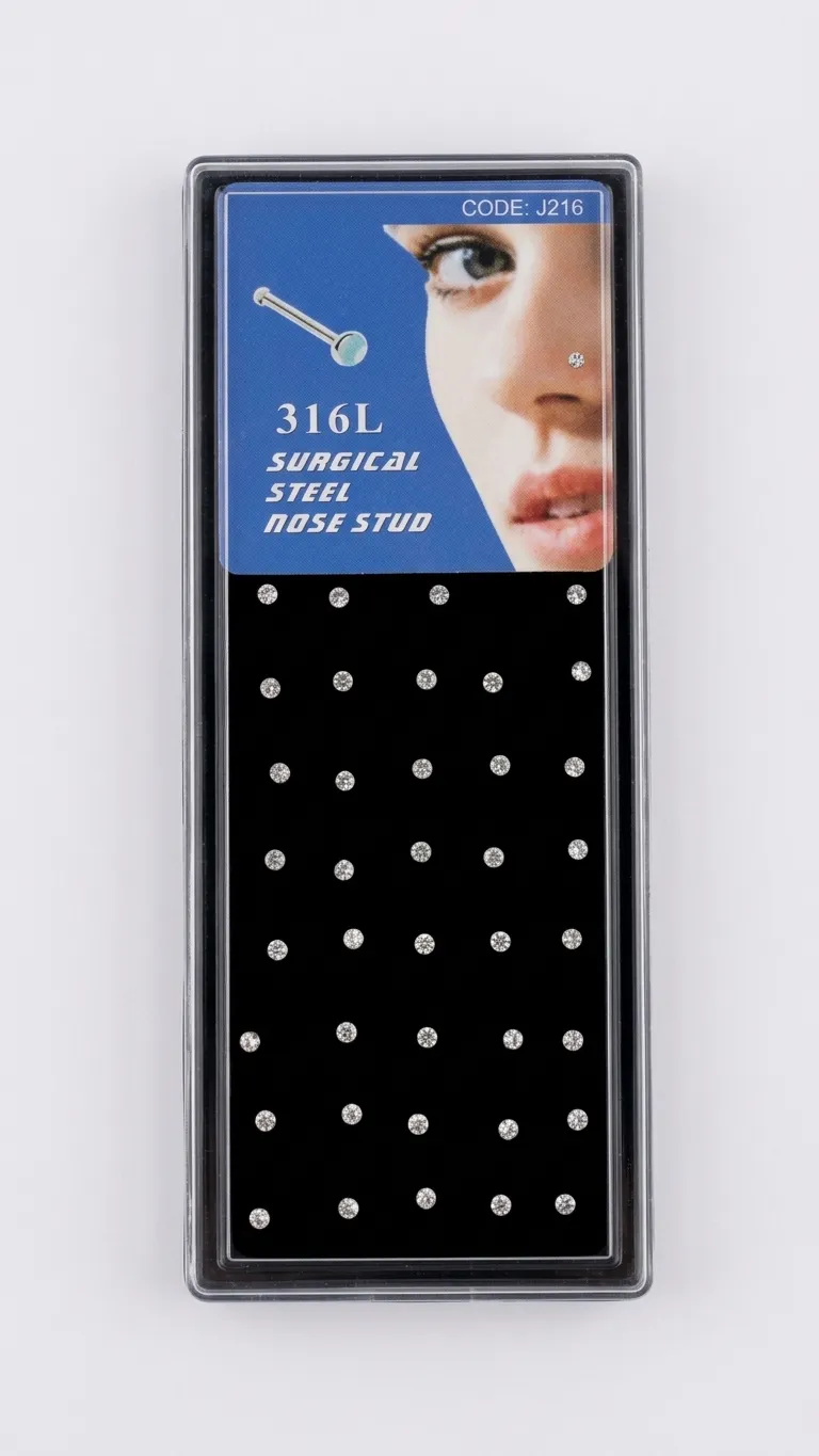 Jewellery Nose Stud Surgical Steel 316L