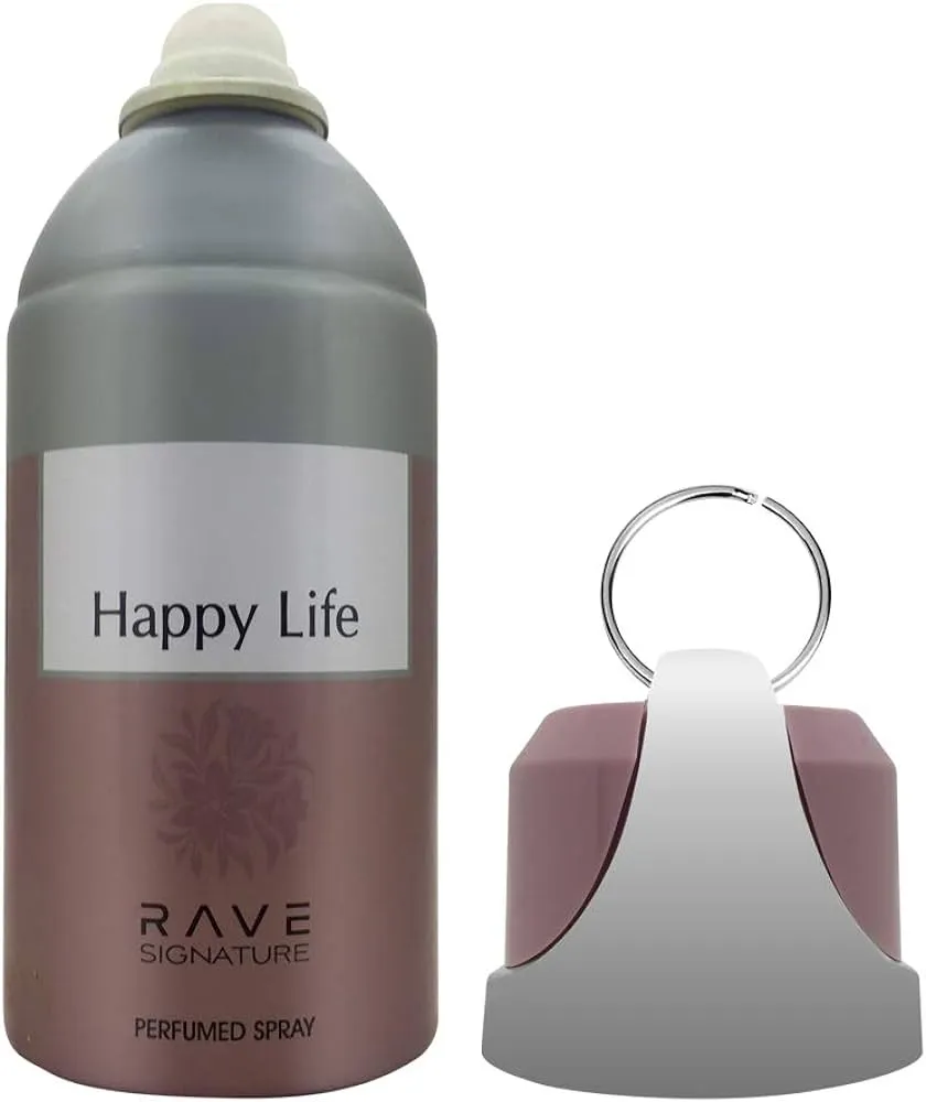 Rave Deodorant Body Spray Happy Life 250ML