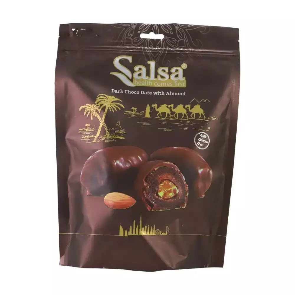 Salsa Dates With Almond Chocolate Dark Gluten Free 500G