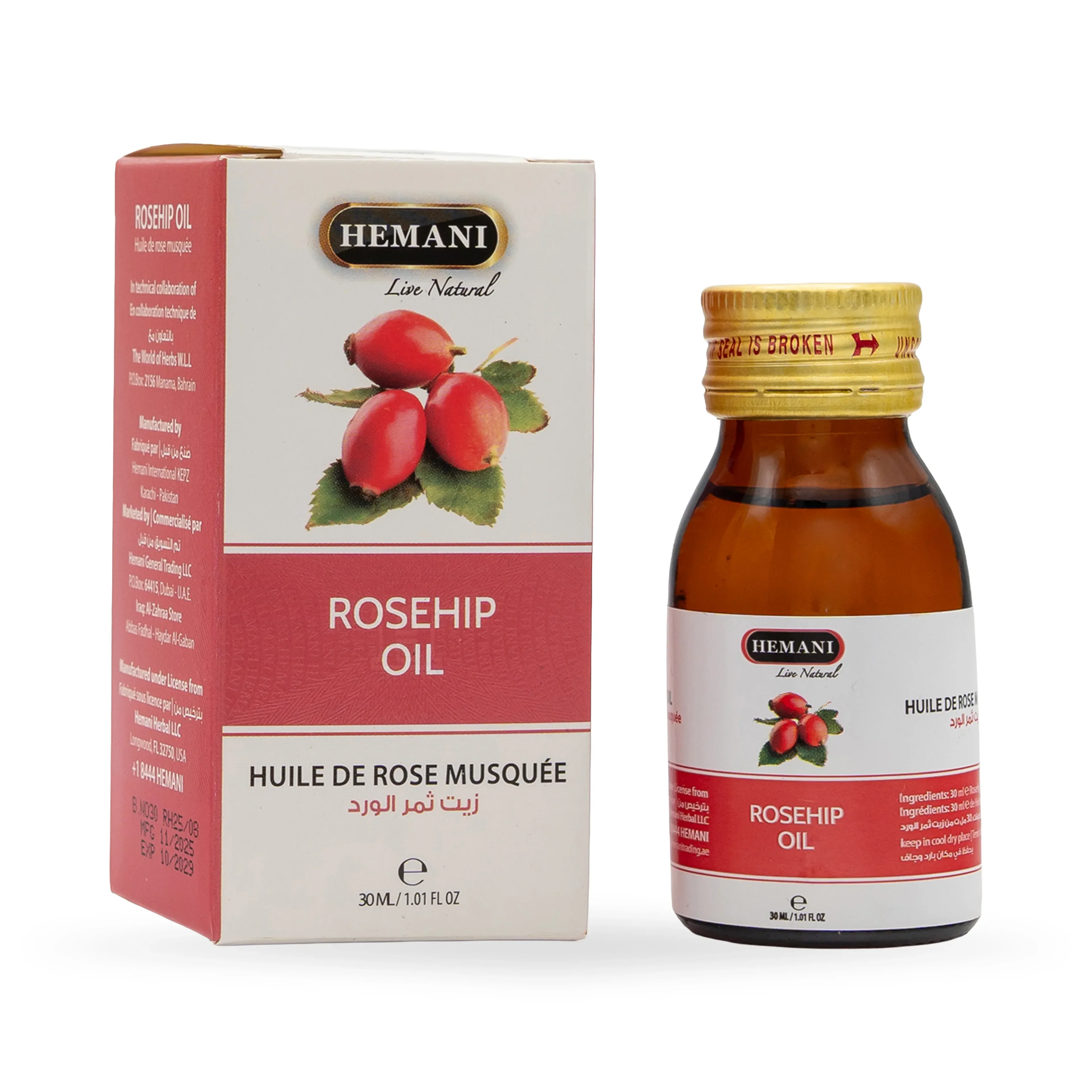 Hemani Pure Oil Rosehip 30ML