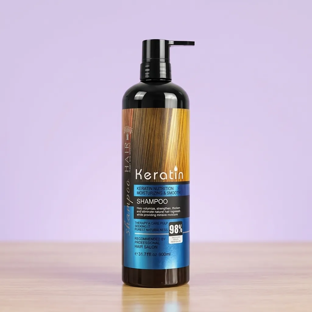 Keratin Hair Shampoo Purple 900ML