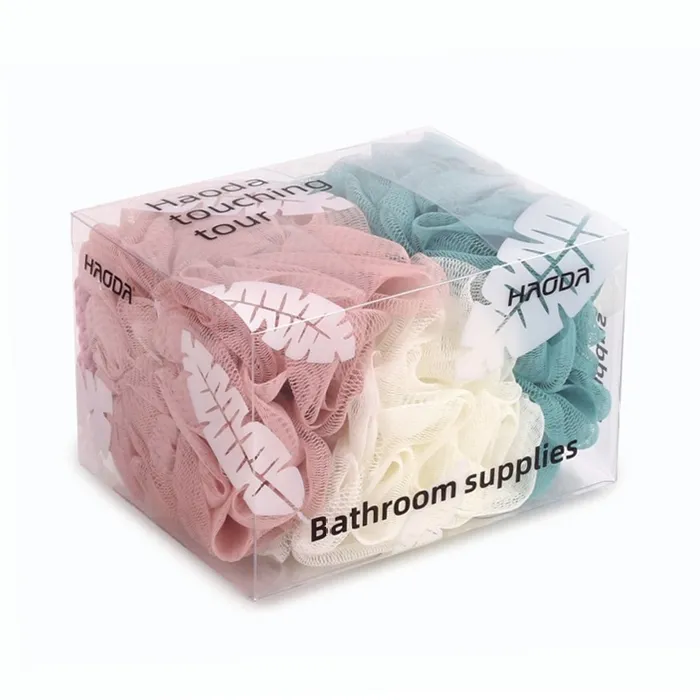 Haoda Body Bath Puff Coloured
