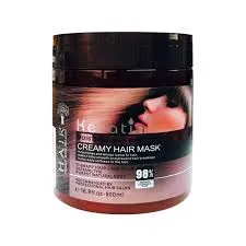 Hair Hair Mask Keratin Creamy Brown 500ml