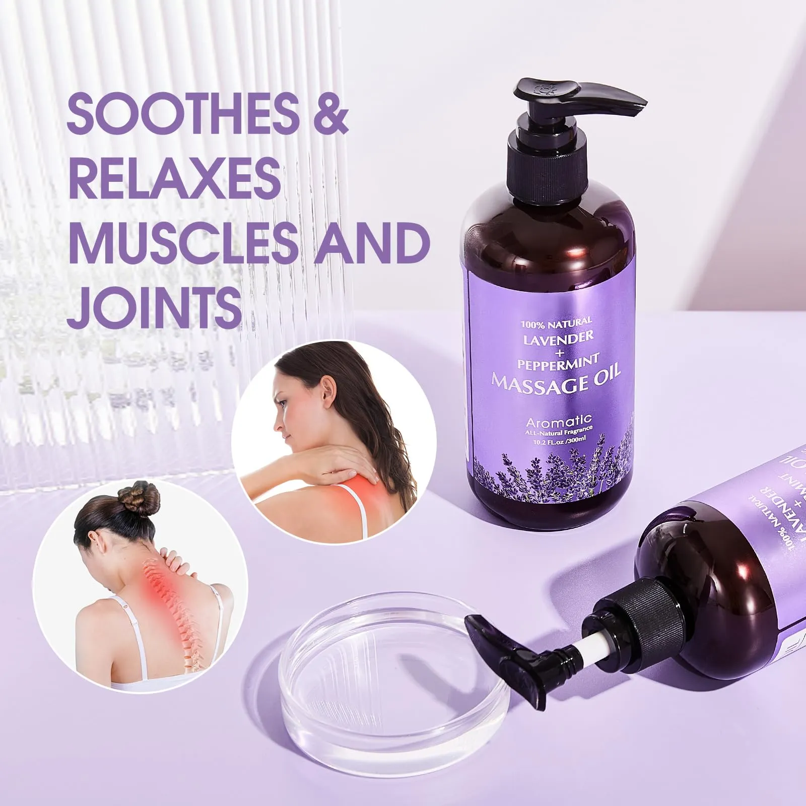 Fruit Of The Wokali Body Massage Oil Lavender 500ML