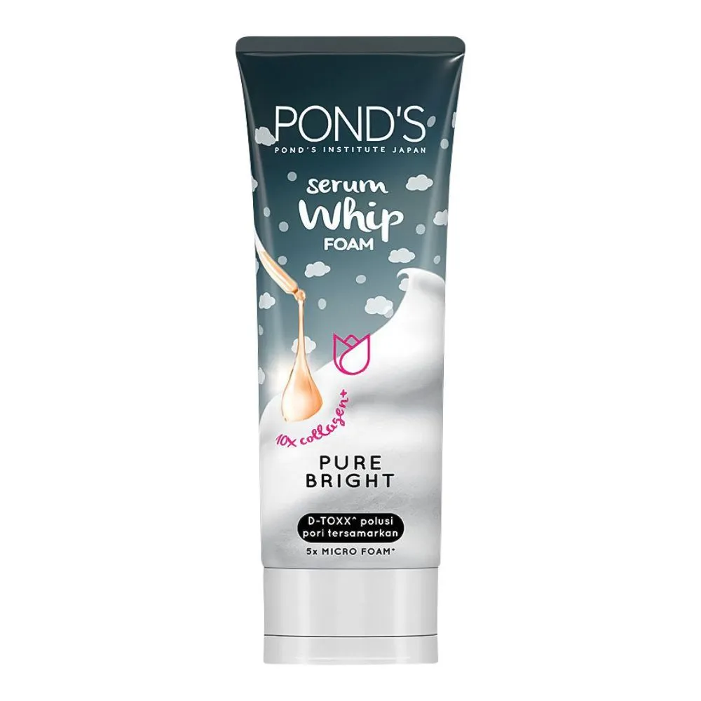 Pond's Face Wash Pure Bright Serum Whip 100G