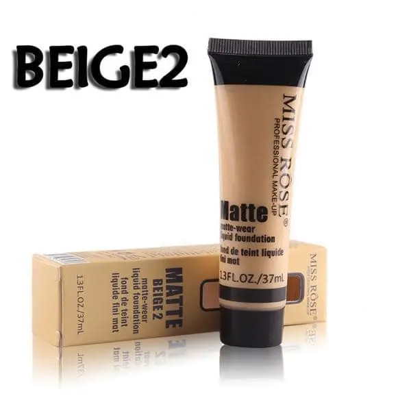 Miss Rose Foundation Matte Tube Beige 2 37ML