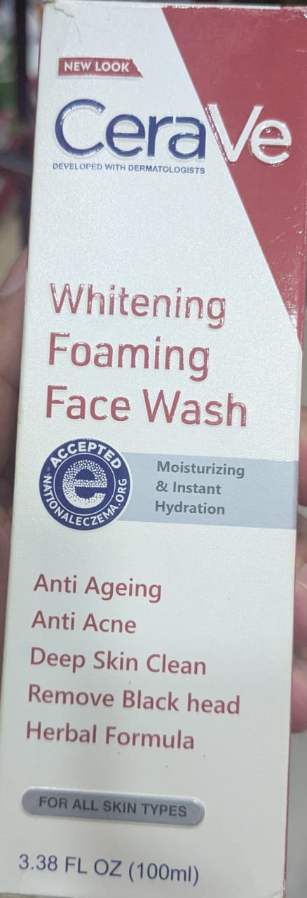 Cerave Fash Wash Ch Whitening Foaming 100ML