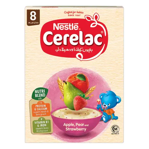 Nestle Cerelac Apple Pear And Strawberry 175G