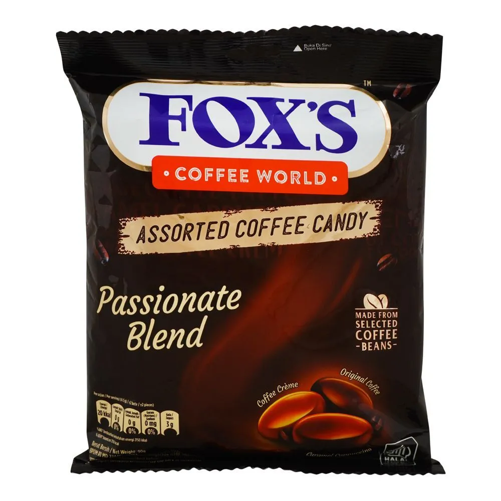 Fox Candy Pouch Coffee World 90G