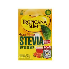 Tropicana Slim Stevia Sweetener Sweet Honey 100 Sachets