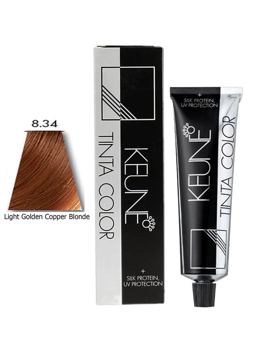 Keune Tinta Hair Color 8.34 Light Golden Blonde