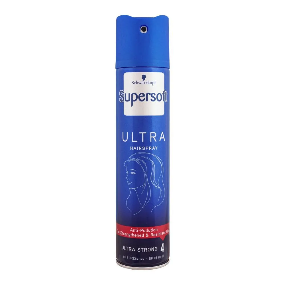 Schwarzkopf Hair Spray Supersoft 4N Ultra Strong 250ML