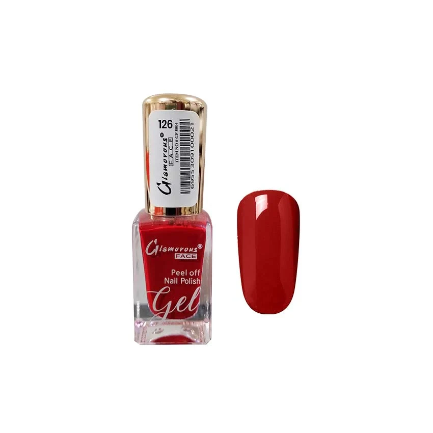 Glamorous Face Nail Polish 8004 Peel Off Gel 126