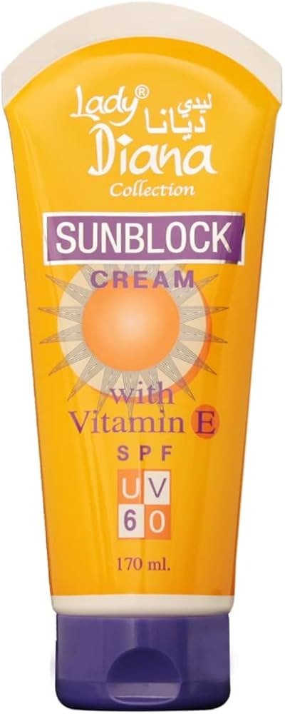 Lady Diana Sunblock Tube SPF60 170ML