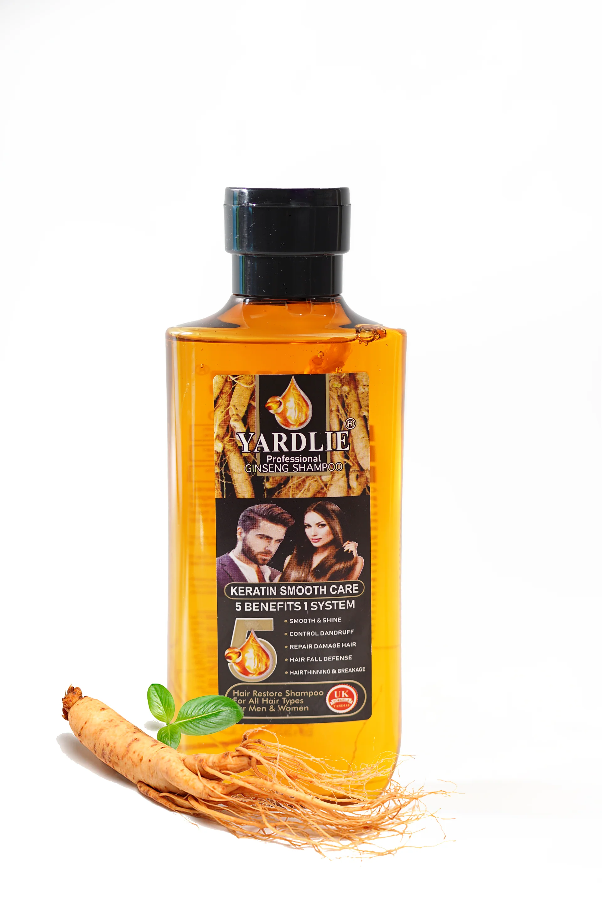 Yardlie Shampoo Keratin Ginseng Hair Restore 5 In 1 400G