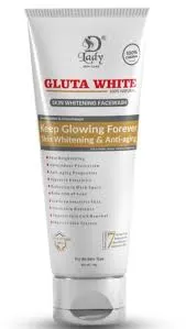 Lady Gluta White Face Wash Skin Whitening Anti Aging 120ML
